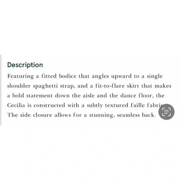 NEW Amsale Dress Cecilia Platinum Sleeveless - Picture 10 of 10